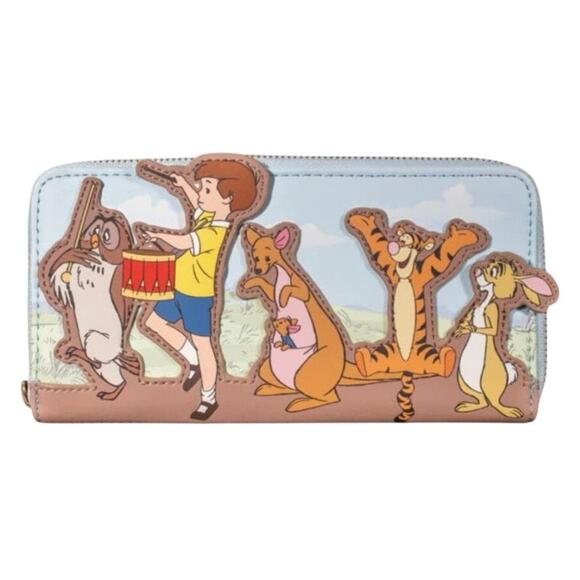 Winnie The Pooh 95th Anniversary Parade Loungefly Wallet NWT - Picture 1 of 4